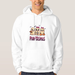 Pantasmas Funny Ghost Groovy Retro Halloween Hoodie