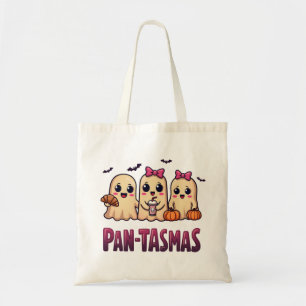 Pantasmas Funny Ghost Groovy Retro Halloween Tote Bag