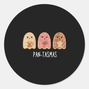 Pantasmas Ghost Funny Soky Conchas Mexican Ghost H Classic Round Sticker