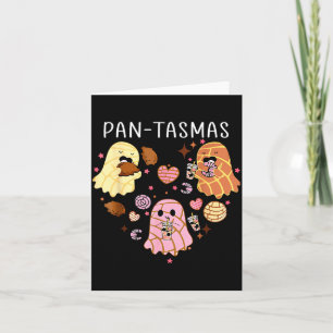 Pantasmas Ghost Funny Spooky Conchas Mexican Ghost Card