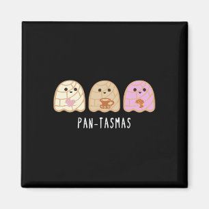 Pantasmas Ghost Funny Spooky Conchas Mexican Ghost Magnet