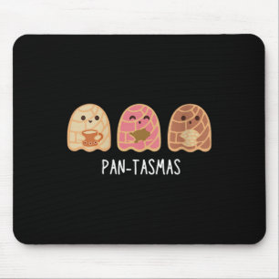 Pantasmas Ghost Funny Spooky Conchas Mexican Ghost Mouse Pad