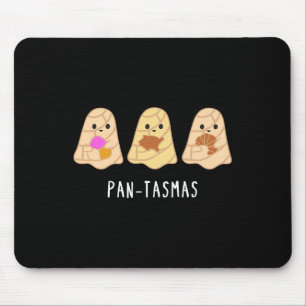 Pantasmas Ghost Funny Spooky Conchas Mexican Ghost Mouse Pad