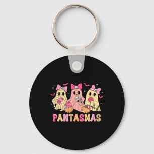 Pantasmas Ghost Funny Spooky Conchas Mexican Hallo Key Ring
