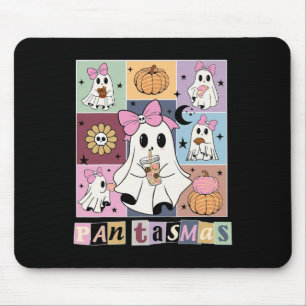 Pantasmas Mexican Halloween Ghost Spooky Conchas C Mouse Pad
