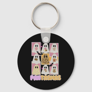 Pantasmas Pan Dulce Ghost Spanish Mexican Hallowee Key Ring