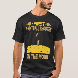 Pantball Shooter On The Moon T-Shirt