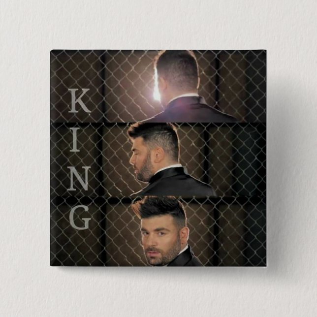 PANTELIS PANTELIDIS PIN BACK BADGE (Front)