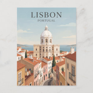 Pantheon Alfama Portugal Postcard