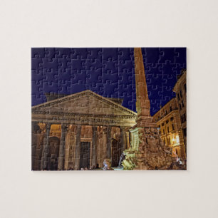 Pantheon by Night - Rome, Italy - 8x10 - 110 pcs Jigsaw Puzzle