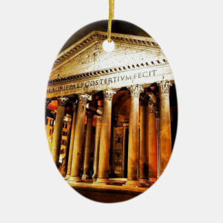 Pantheon In Rome Ceramic Tree Decoration