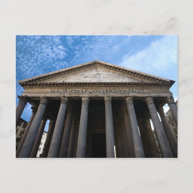 pantheon in rome postcard (Front)