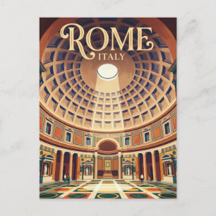 Pantheon Italy Postcard