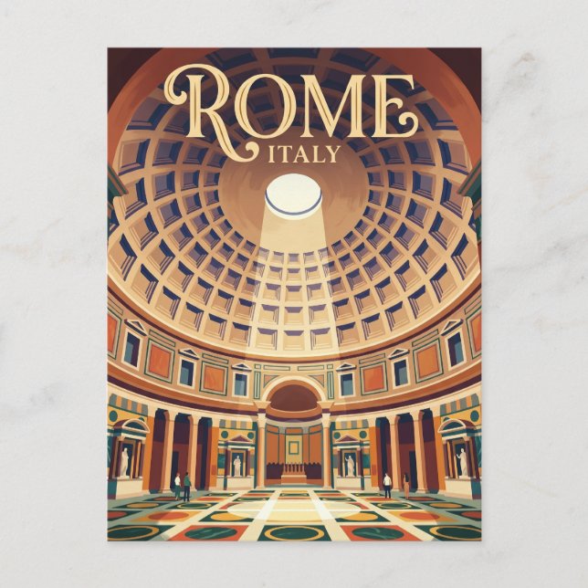Pantheon Italy Postcard (Front)