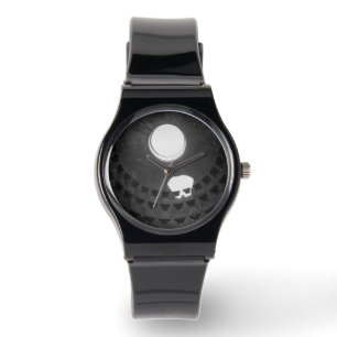 Pantheon Light Skull Rome Italy Black and White Watch