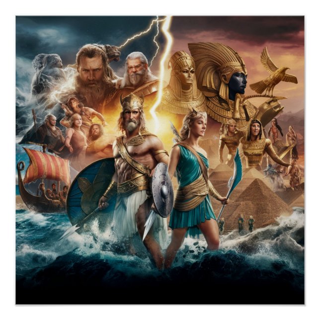 Pantheon of Legends Poster (Front)