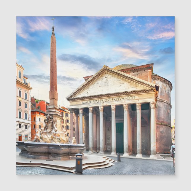 Pantheon Rome Italy Vintage Europe Travel (Front)