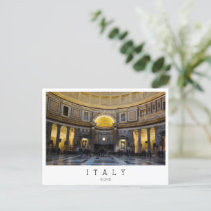 Pantheon’s interior, Rome,  Italy Postcard