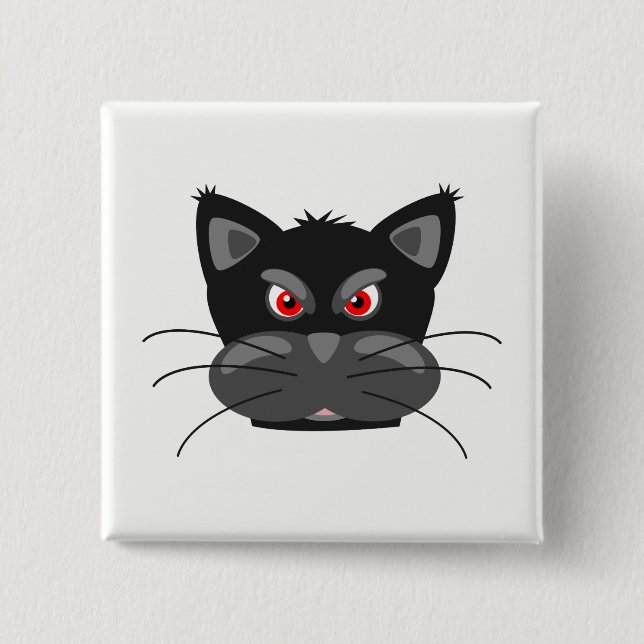 Panther 15 Cm Square Badge (Front)