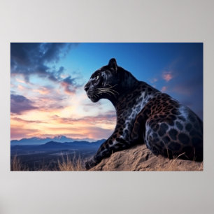 Panther Animal Nature Majestic Wild Poster