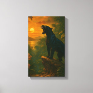 Panther at Dusk — Collector’s Canvas   Orrin