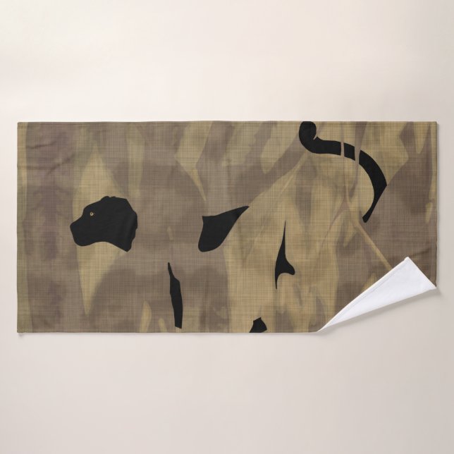 Panther Bath Towel (Bath Towel)