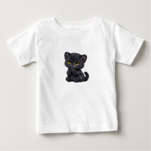 Panther Bear Baby T-Shirt – Cute Spotted & Striped
