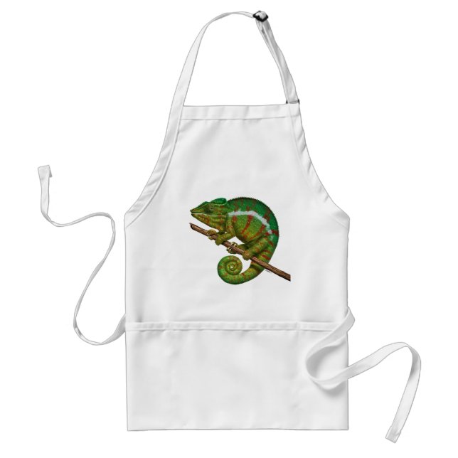 Panther Chameleon Digital Painting Standard Apron (Front)