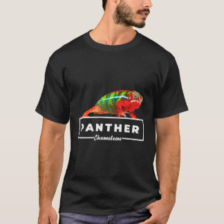 Panther Chameleon Geometric Reptile Owner T-Shirt