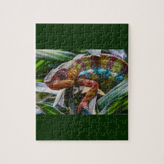 Panther Chameleon Jigsaw Puzzle (Vertical)