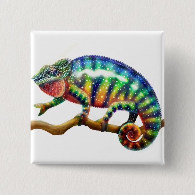 Panther Chameleon Pin (Front)