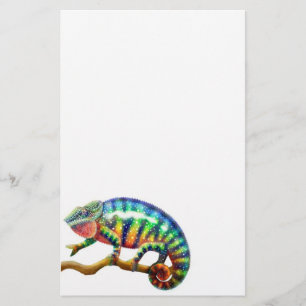 Panther Chameleon Stationery