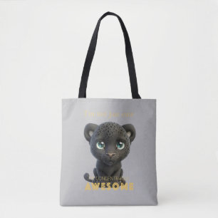 Panther Concentrated Awesome Cute Adorable Funny Tote Bag