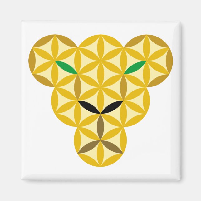 Panther Cub Of Life - Sacred Animals. Magnet (Front)