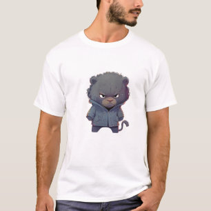 Panther Cute Adorable Humourous Illustration T-Shirt