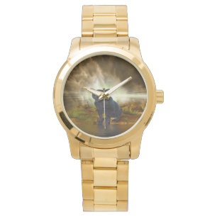 Panther gold, covered unisex, watch, for sale ! watch