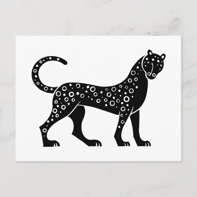 Panther, Greek relief design Postcard (Front)