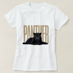 Panther Luxury Wildlife Editorial Graphic T-Shirt