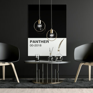 Panther Movie Black - Full Width Poster