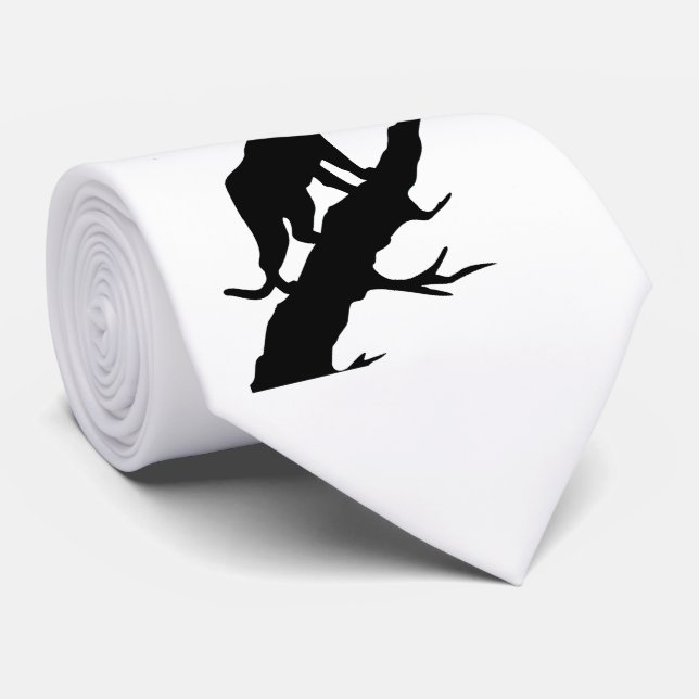 Panther On Limb Any Colour Necktie (Rolled)