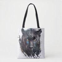 Panther Portrait Animal Painting Wildlife Outdoors