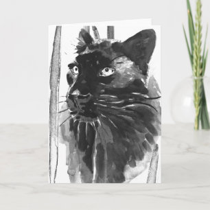 Panther Portrait Card