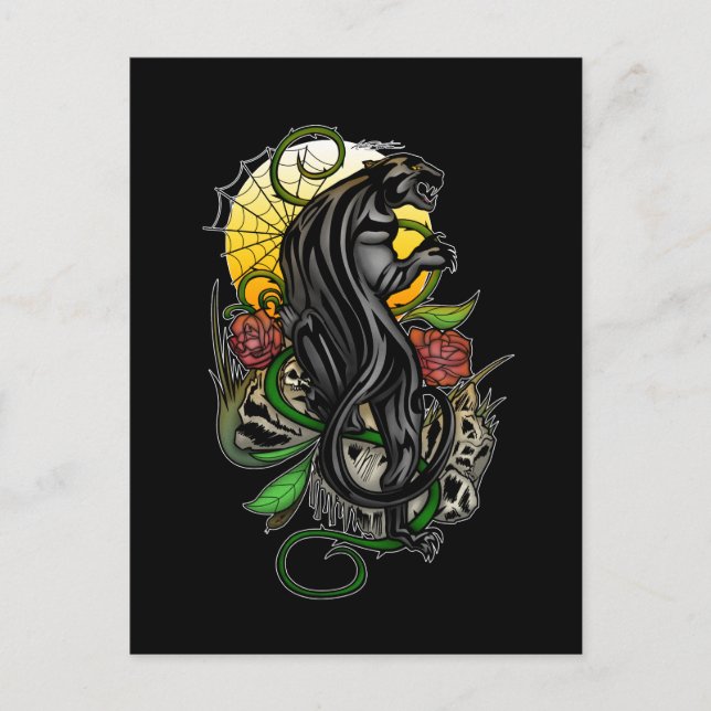 Panther Postcard (Front)