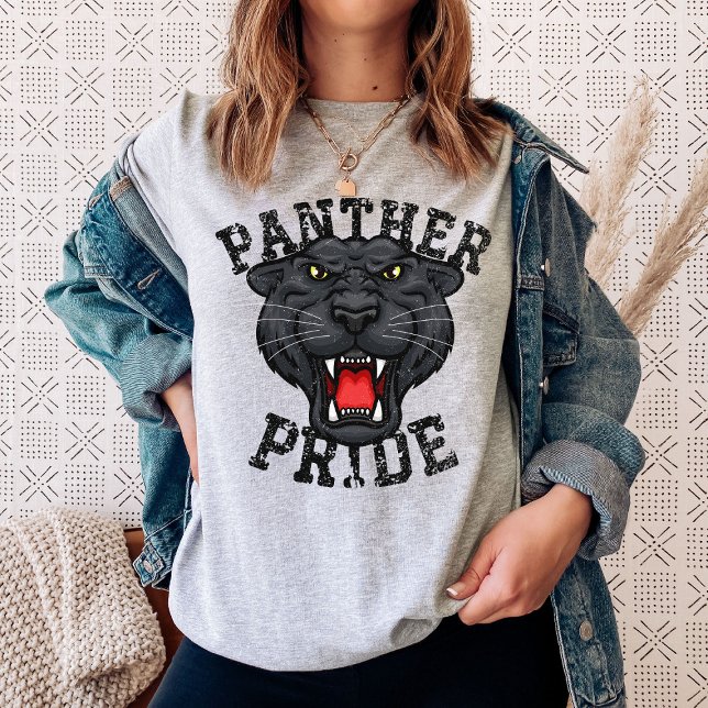 Panther Pride Mascot School Spirit T-Shirt (Creator Uploaded)
