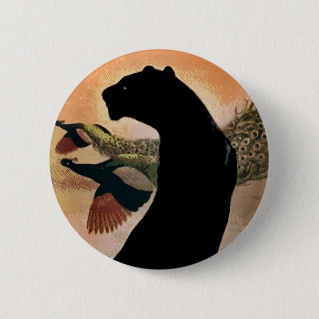 Panther Sunset Button (Front)