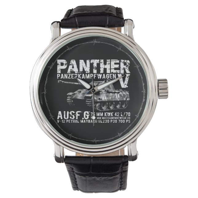 Panther Tank eWatch Watch (Front)