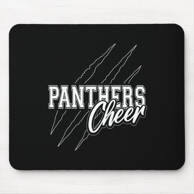 Panthers Cheer Back To School Cheerleading Team Sp Mouse Pad (Front)