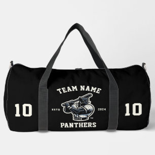Panthers "Customisable" Baseball Duffle Bag