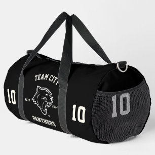Panthers "Customizable" Sport Team Duffle Bag