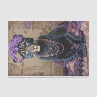 Panther's Floral Grace Tissue Paper